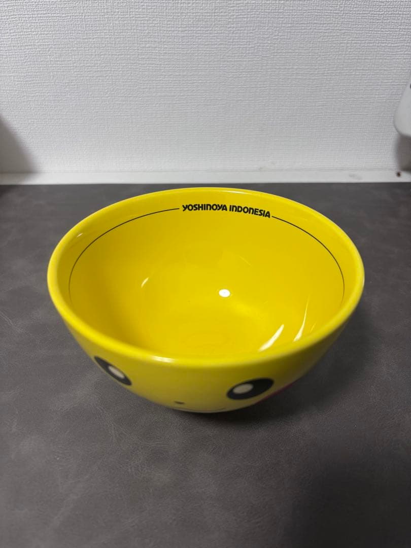 【激レア・インドネシア限定】吉野家×ポケモン ピカチュウどんぶり【未使用・美品】