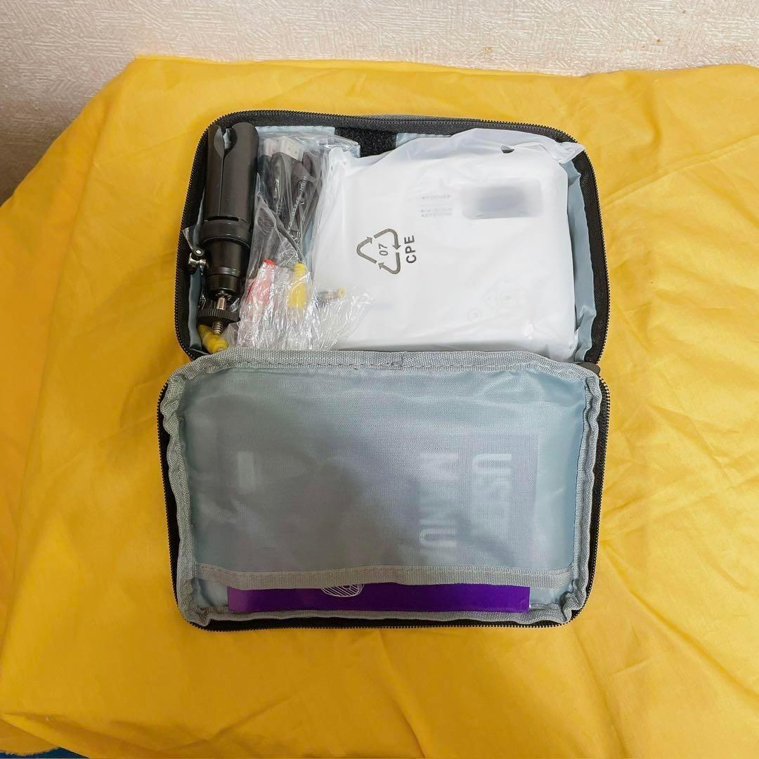 ✨三脚と専用バック付き✨プロジェクター 小型 ELEPHAS 超小型 家庭用