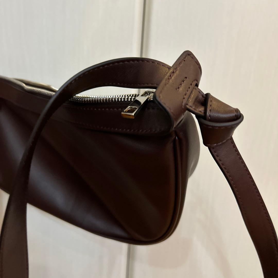 新品ADAM ET ROPE' FEMME ムスビミニショルダーバッグワイン