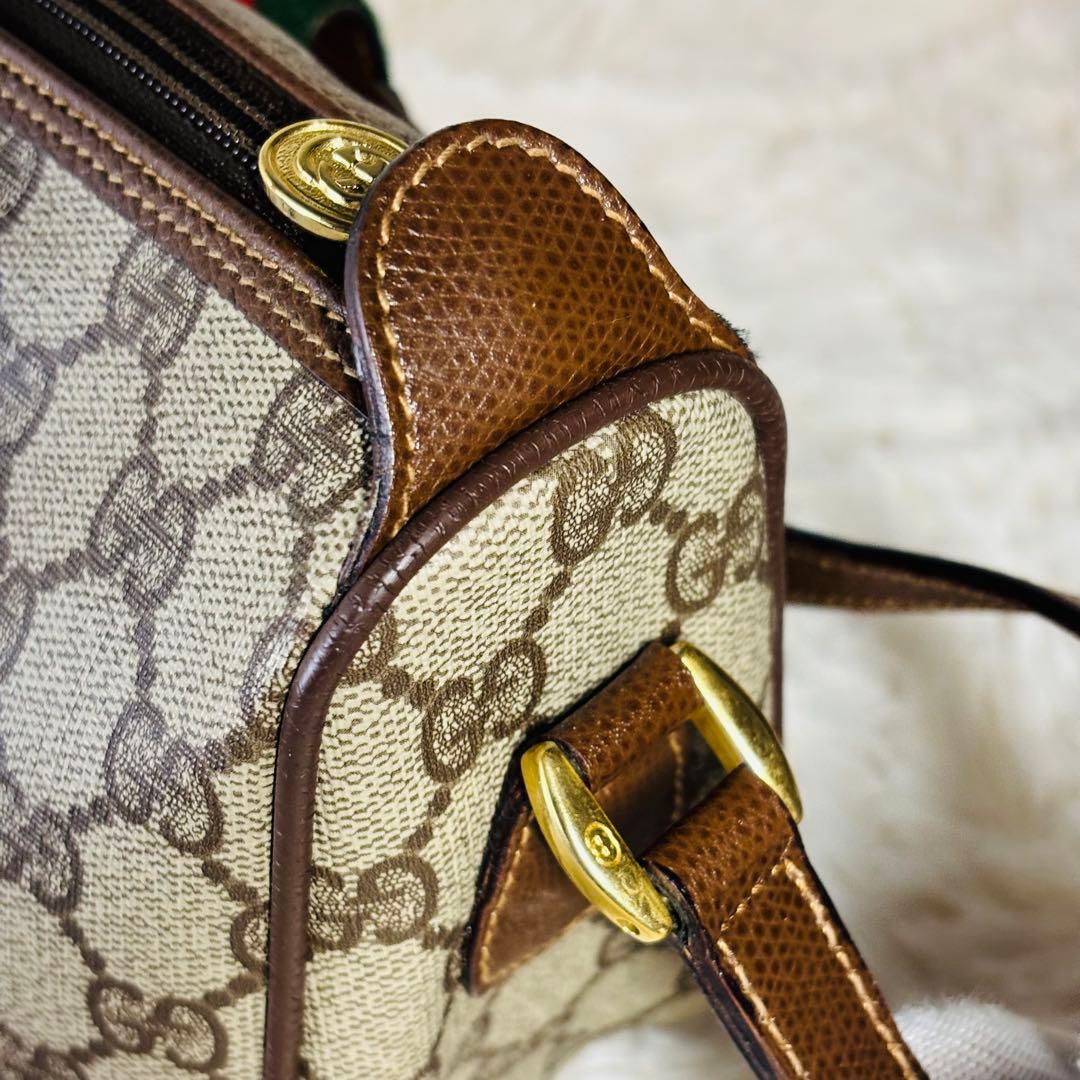 希少品 GUCCI ヴィンテージ シェリーライン ショルダーバッグ gg柄