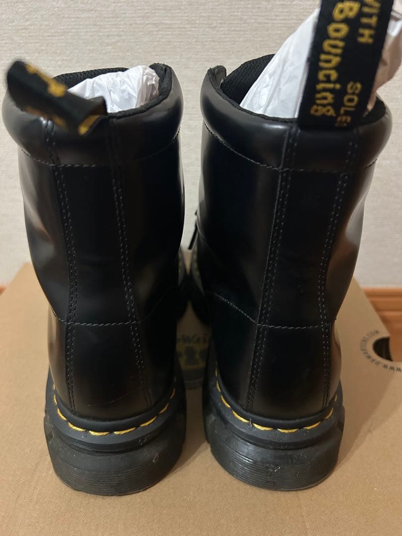 Dr.Martens/RIKARD 8I ブラック ワークブーツ UK7