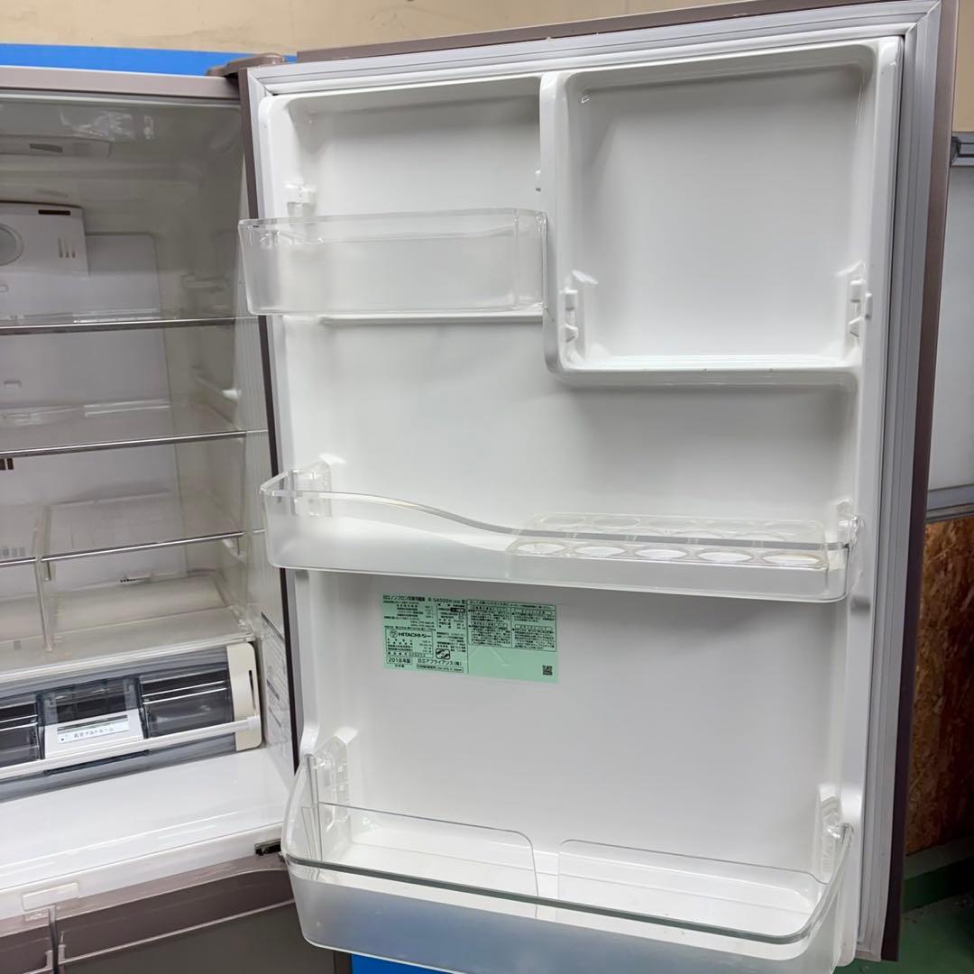 704 鏡面　大型冷蔵庫　400L強　極美品　自動製氷機　5ドア　半年保証　格安