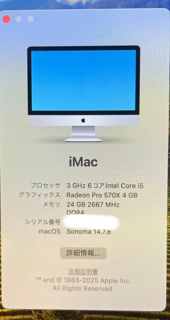 Apple iMac 2019 27インチ 付属品付