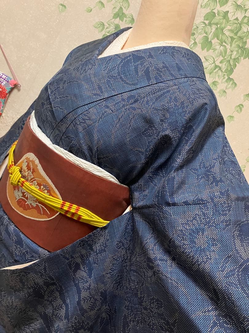 ❣️大島紬❣️藍染❣️４点フルセット❣️