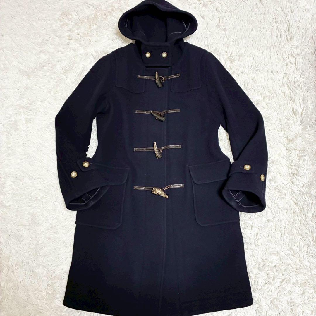 し*ん様 極美品/L マッキントッシュロンドン　ダッフルコート　ネイビー　カウレ