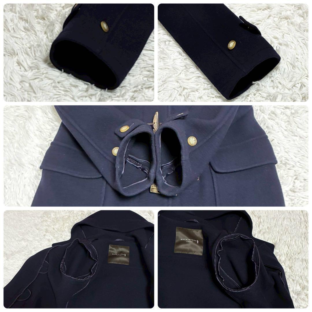 し*ん様 極美品/L マッキントッシュロンドン　ダッフルコート　ネイビー　カウレ