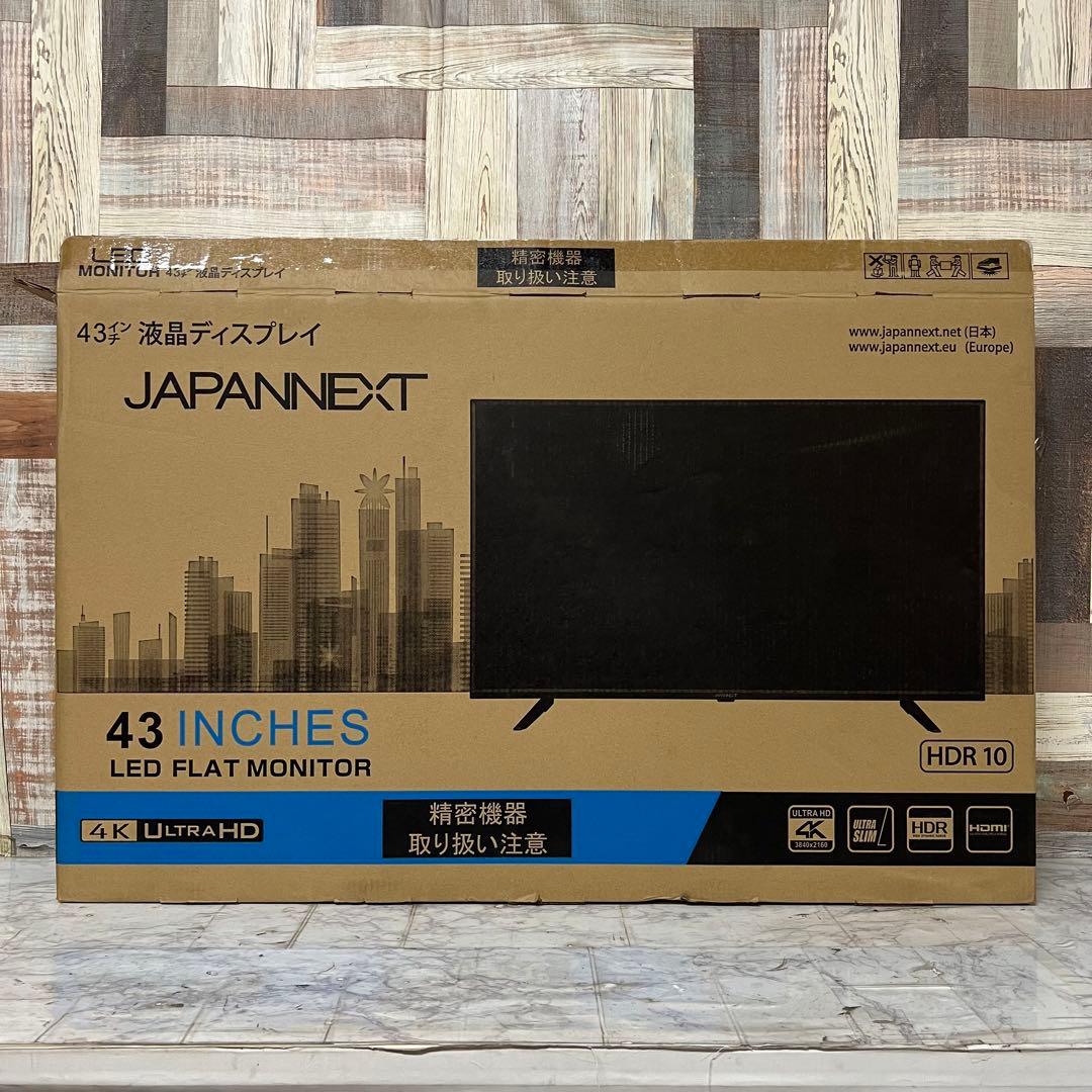 即日受渡❣️全国送料込JAPANNEXT 43インチ 大型 モニター4K新品未使用