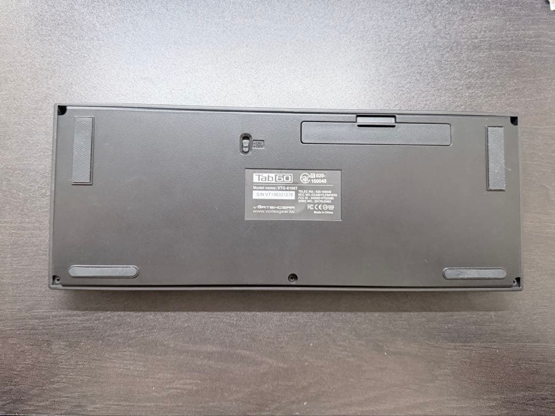 Tab60 ワイヤレスキーボード 60%レイアウト