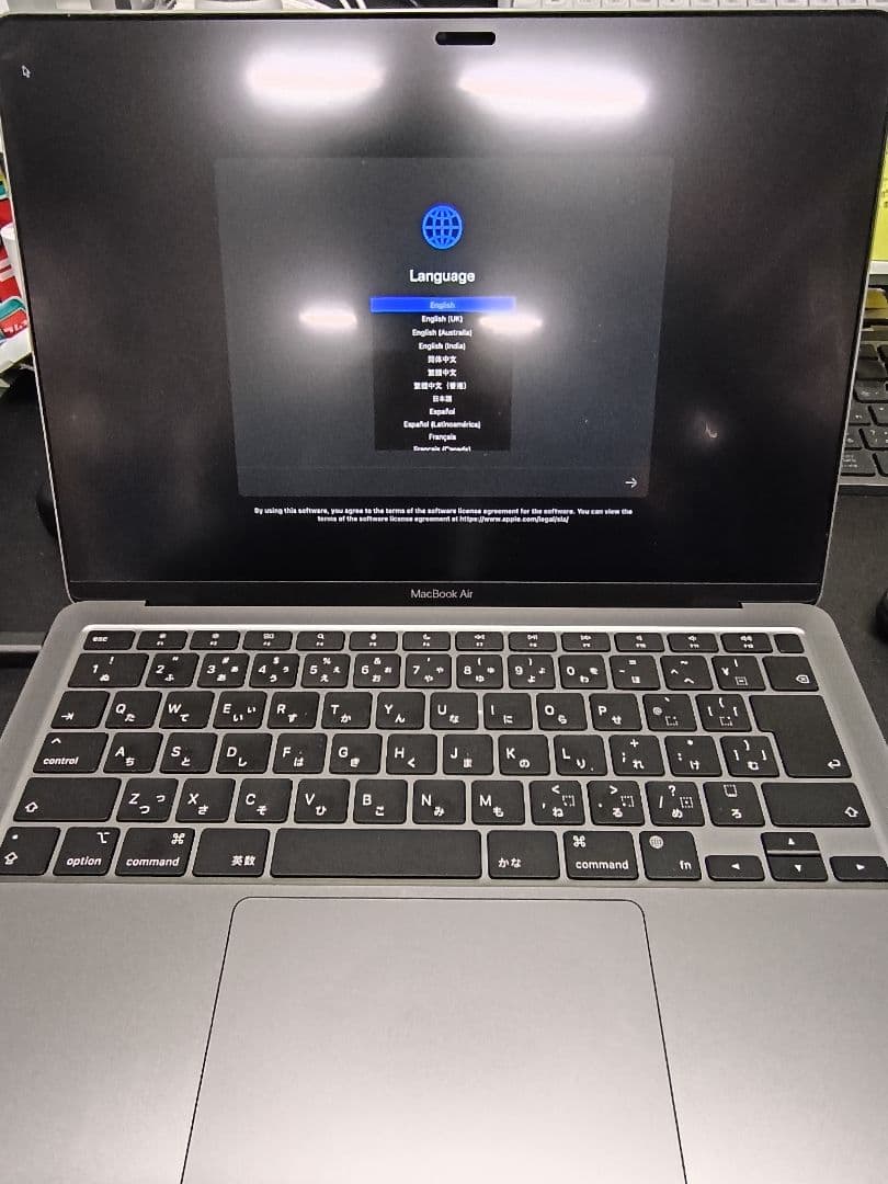 MacBook Air 日本語キーボード 猿デザイン a2337