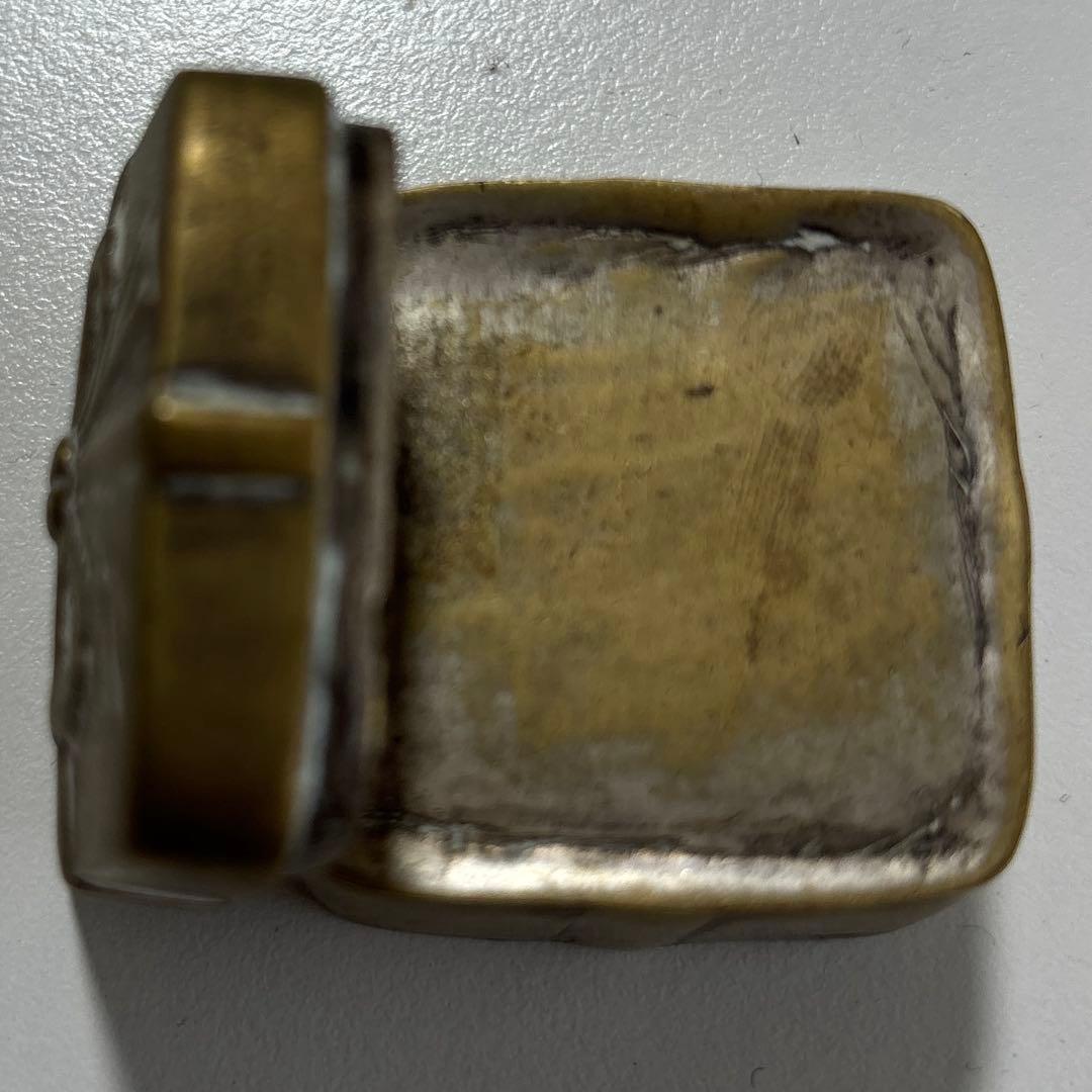 ヴィンテージ　アンティーク　フランス　ジュエリーボックス　ボックス　真鍮