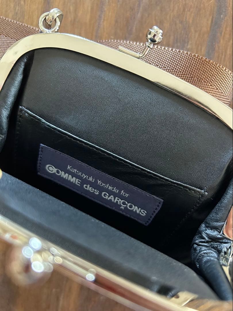 COMME des GARÇONS がま口ショルダーバッグ