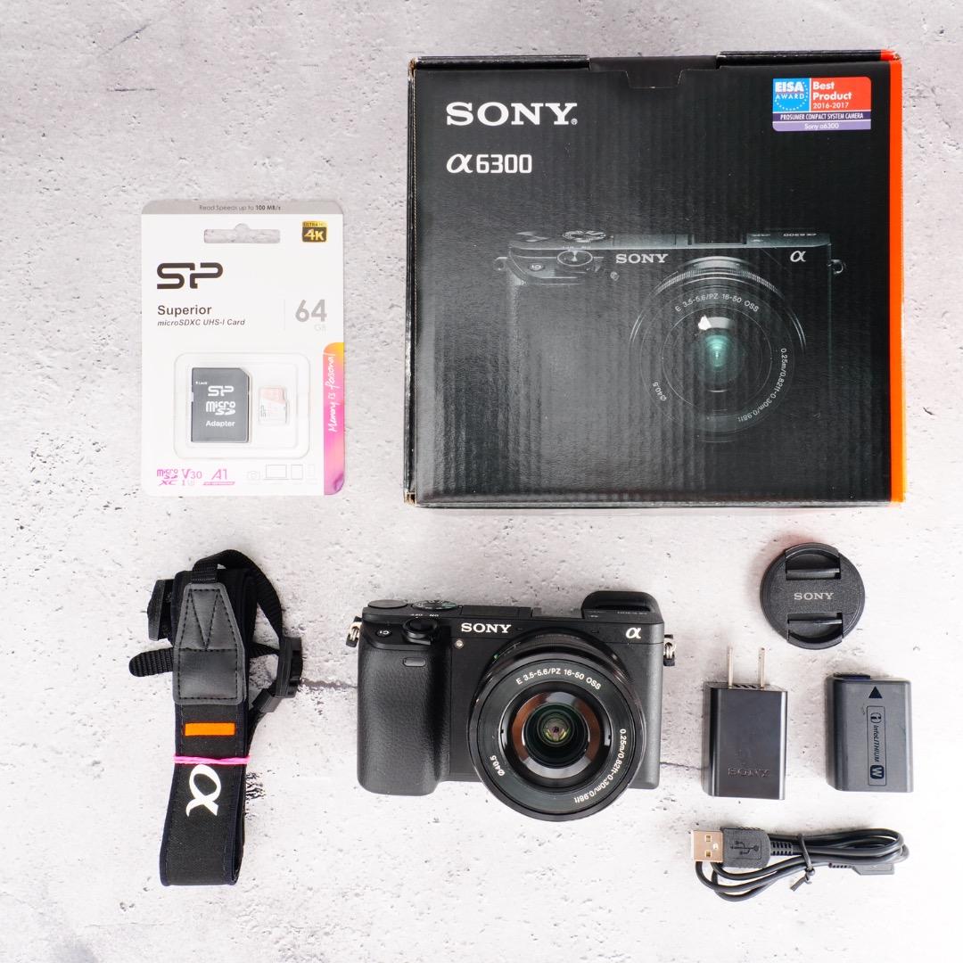 【制限解除済】美品 Sony 真・α6300 4K動画 高速AF レンズキット