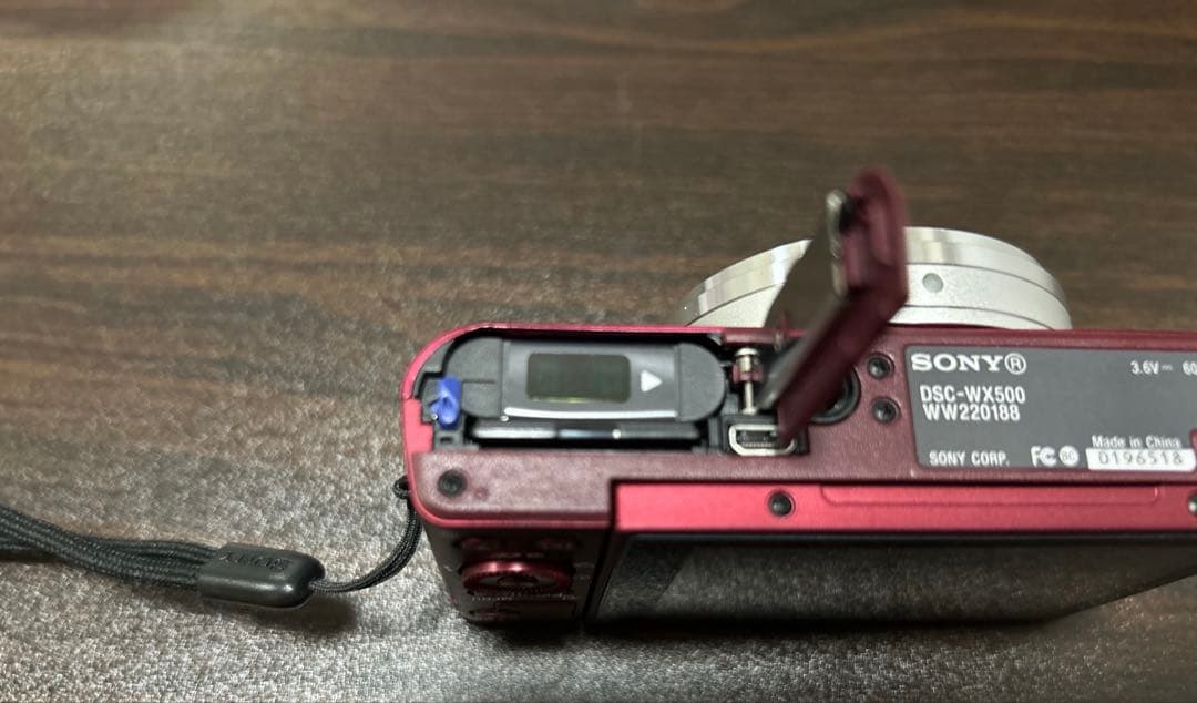 ソニー サイバーショット DSC-WX500 コンパクトデジタルカメラ レッド