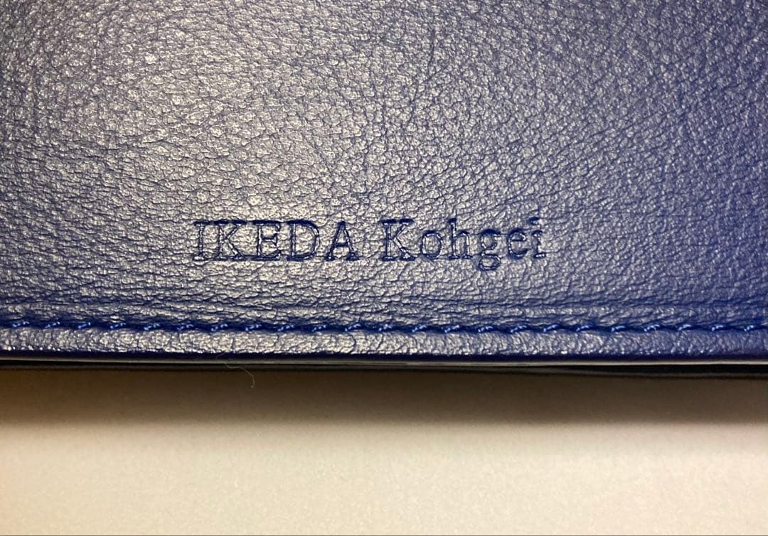 池田工芸 クロコダイル カードケース ブラック/ブルー