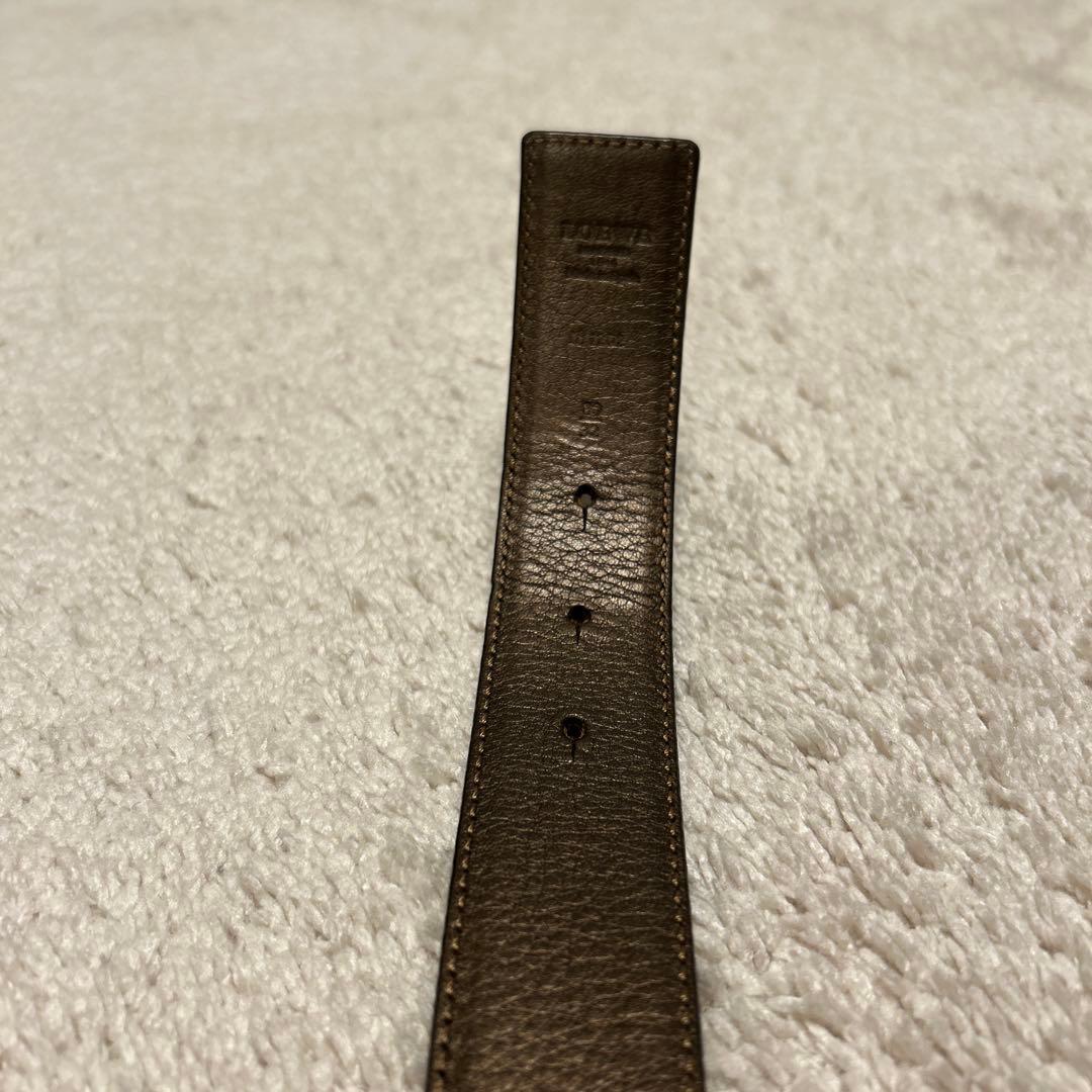 LOEWE アナグラム リバーシブルベルト ブラウン 80/32