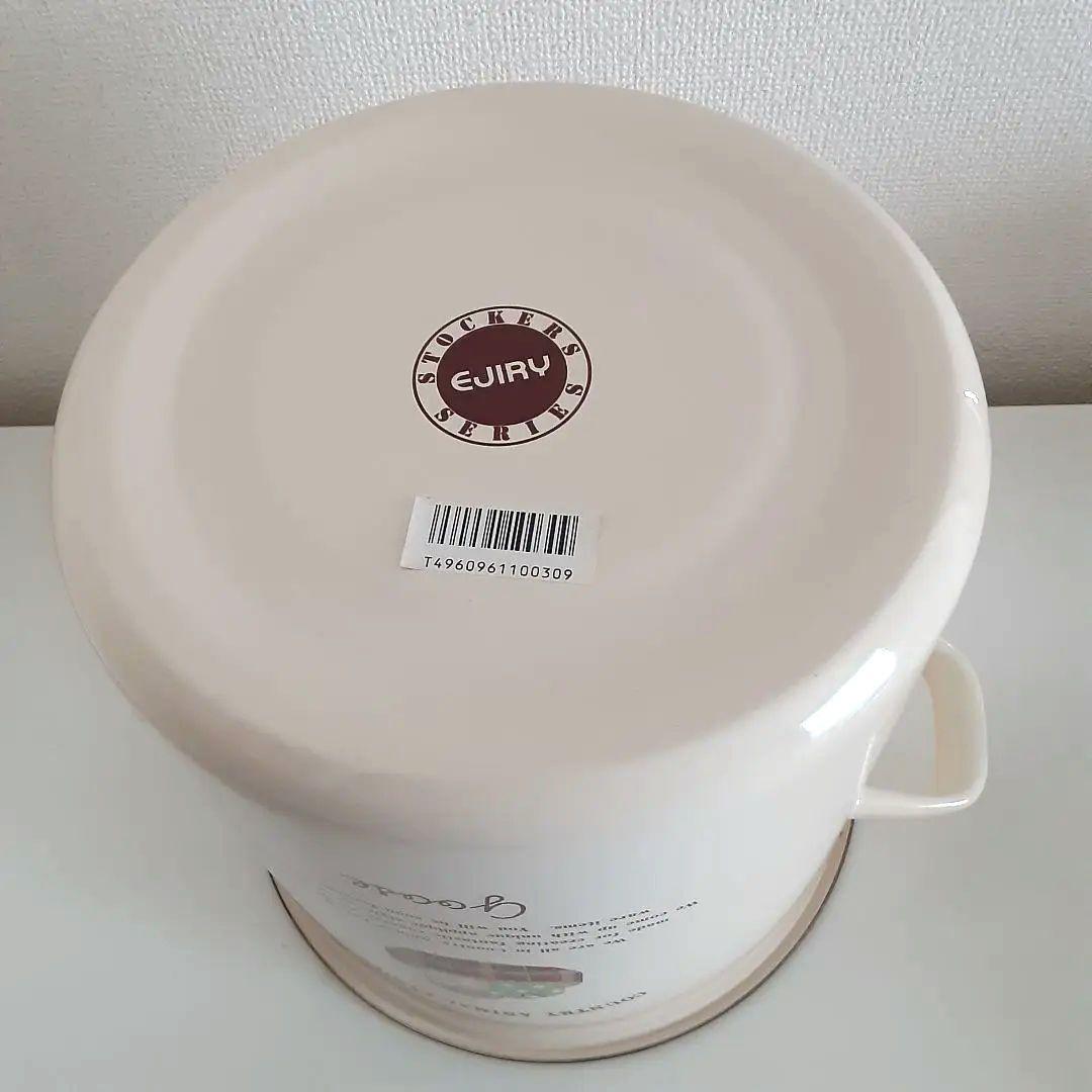 未使用 エジリー カントリーアニマルファミリー ホーロー キャニスターセット