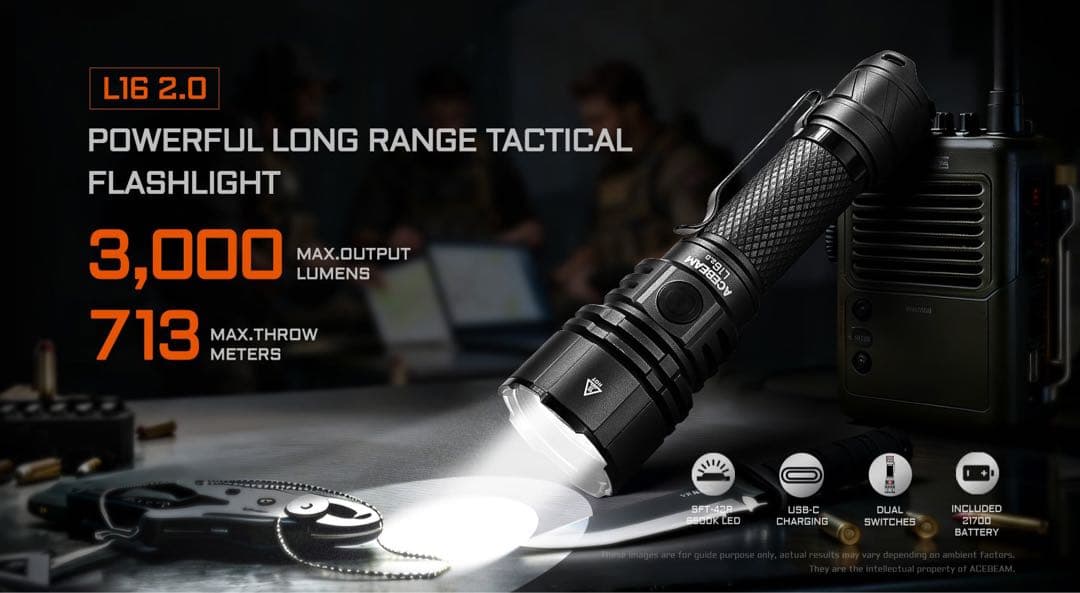 新品 Acebeam L16 2.0 Sft42r 2026モデル デザートタン