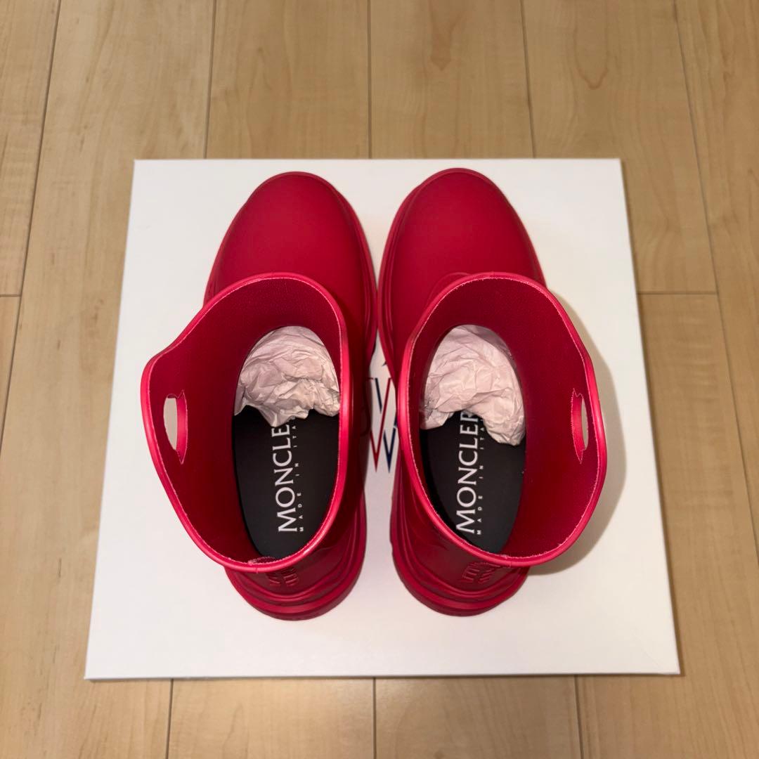 モンクレール MONCLER レインブーツ ピンク 37（約23.5~24cm）
