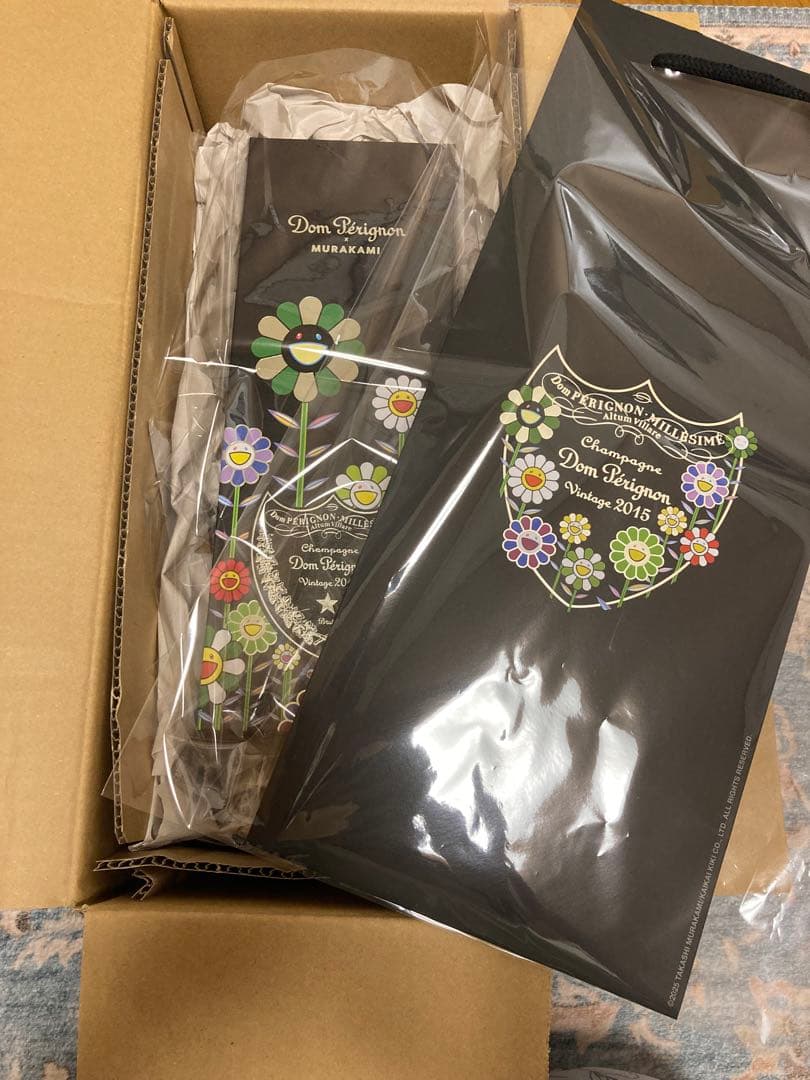 ドンペリニヨン ヴィンテージ2015 Murakamiコラボ限定ギフトバッグ付き