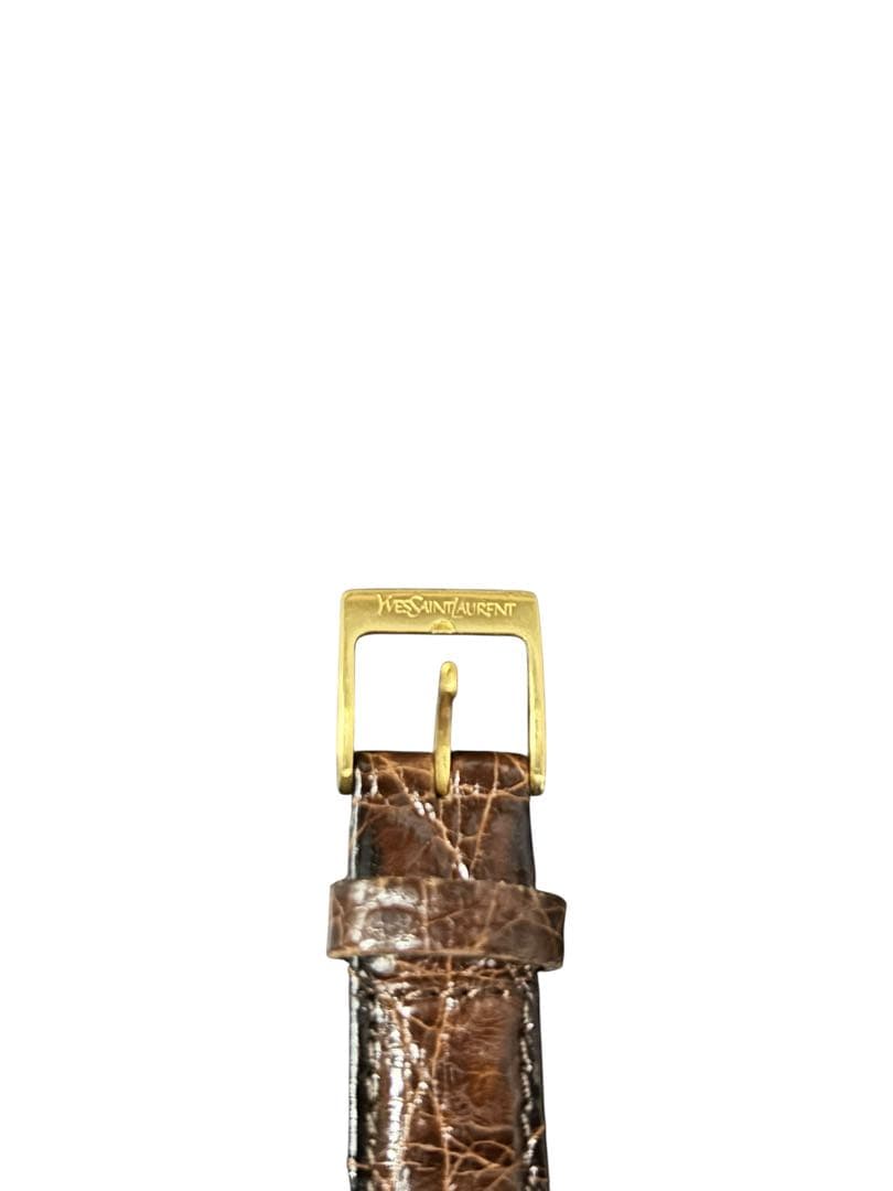 Yves Saint Laurent 腕時計 ゴールド ブラウン