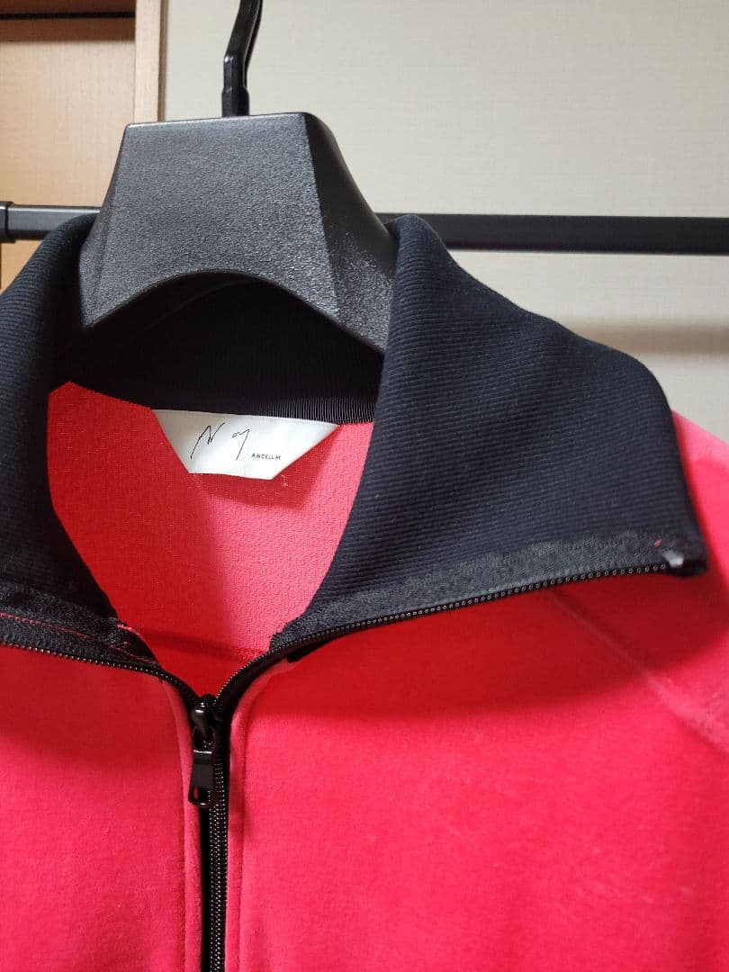 トップス ANCELLM VELOUR SWITCHING JACKET