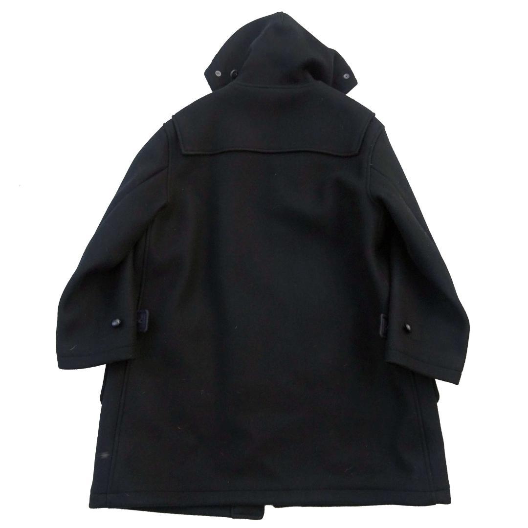 希少90年代三角タグ ポロバイ　ラルフローレン　ダッフルコート黒ブラック胡桃釦M