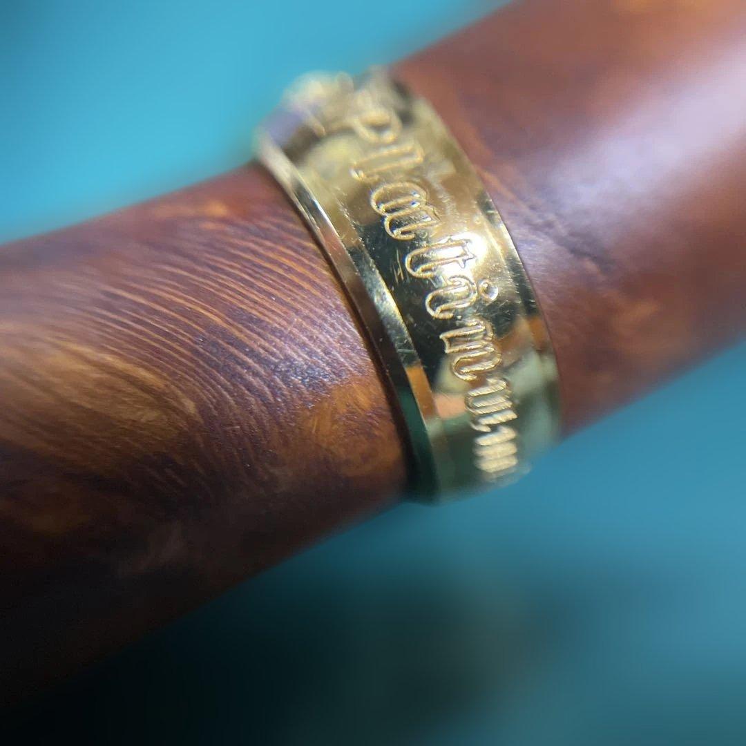 PLATINUM ブライヤー万年筆 インク付き