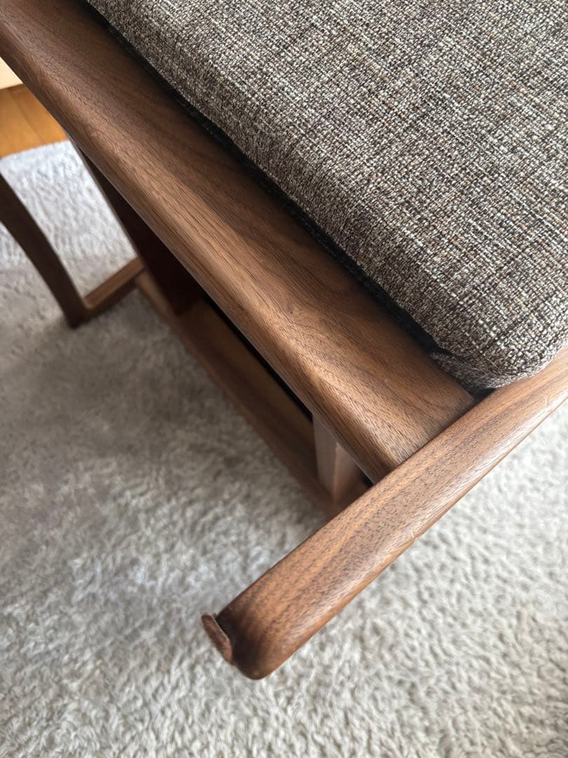 カンナ ローチェア ウォールナット　リアルスタイル　中古