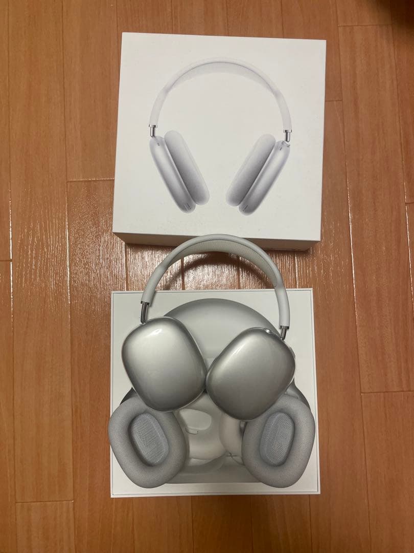 AirPods Max シルバー　カバー付き