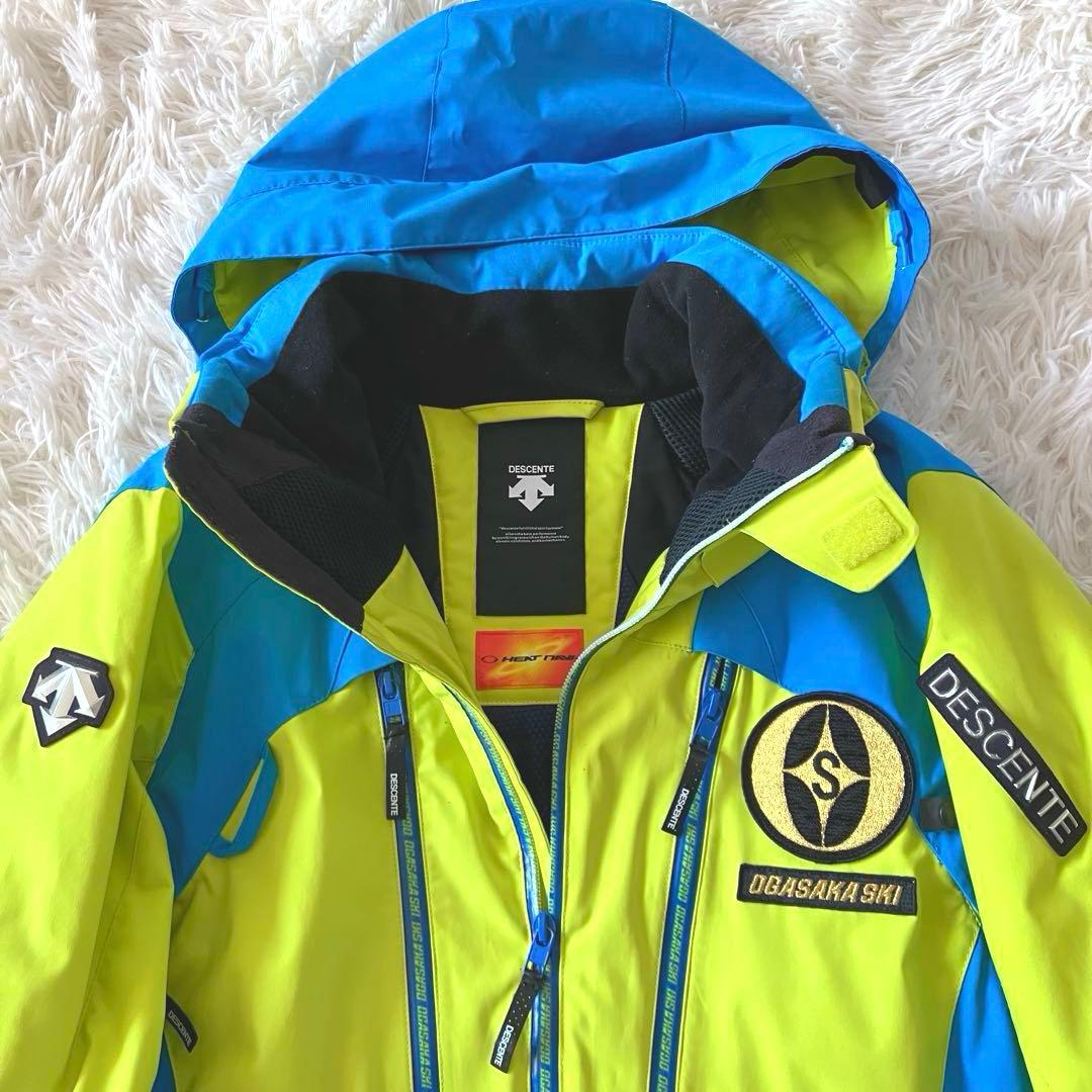 #J12✨希少DESCENTEオガサカ✨スキー スノボ ウェア 上下 メンズS