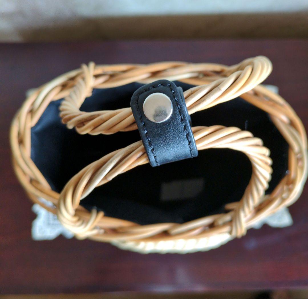 KIS Design PEANUTS SNOOPY　スヌーピー 籐カゴバッグ