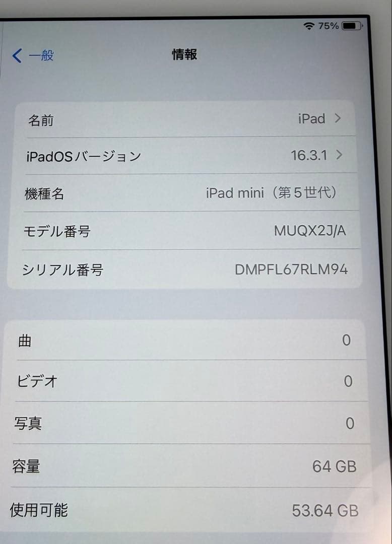 y*k様 iPad mini 7.9インチ 第5世代(2019) Wi-Fi 6