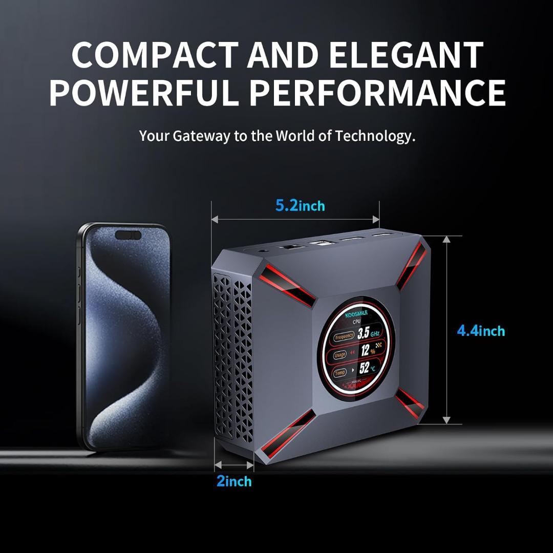 ミニPC i9-12900HK SSD1TBメモリ64GB 14コア20スレッド