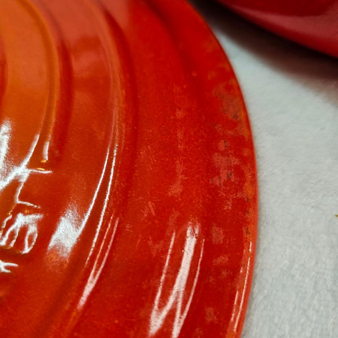 LE CREUSET ル・クルーゼ 26CM オレンジ 鋳鉄 両手鍋