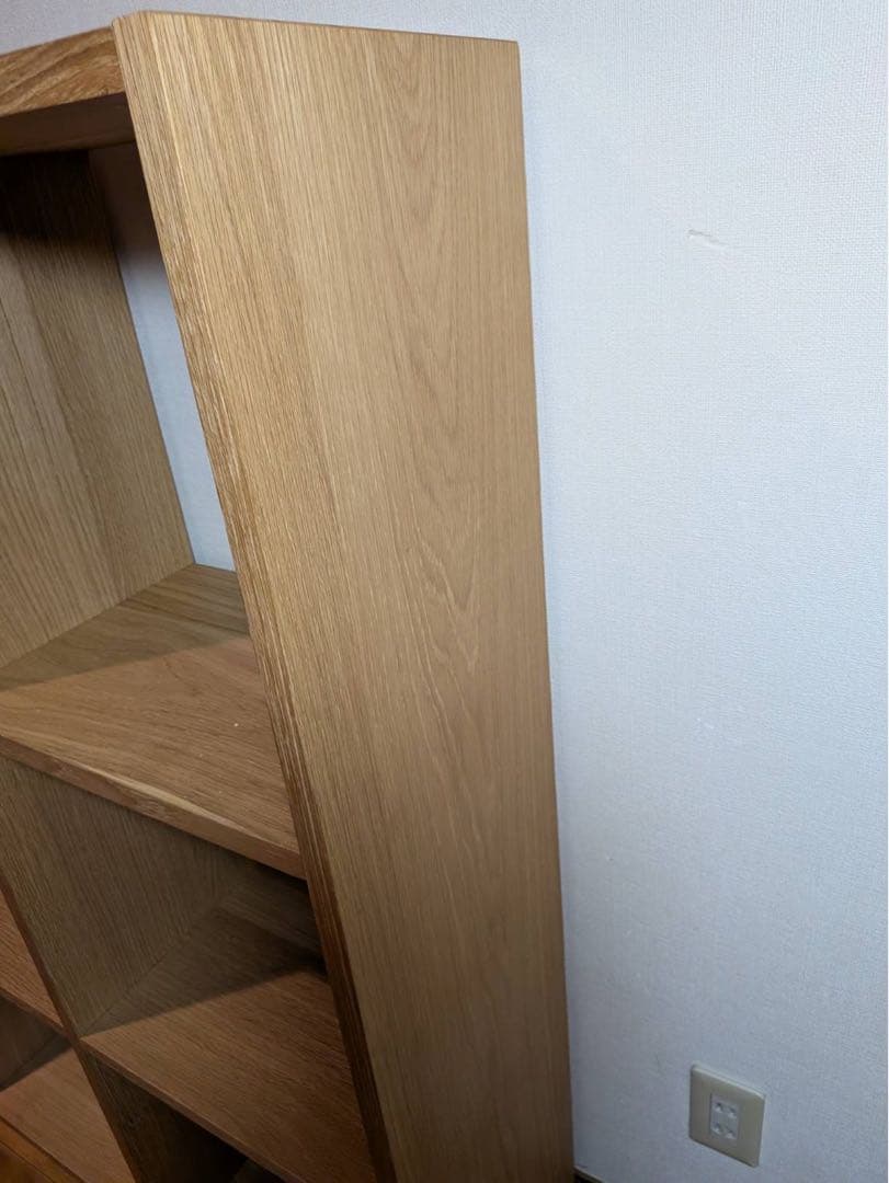 ■送料込■無印良品 スタッキングシェルフ 3×2 木製家具棚収納MUJIオーク材
