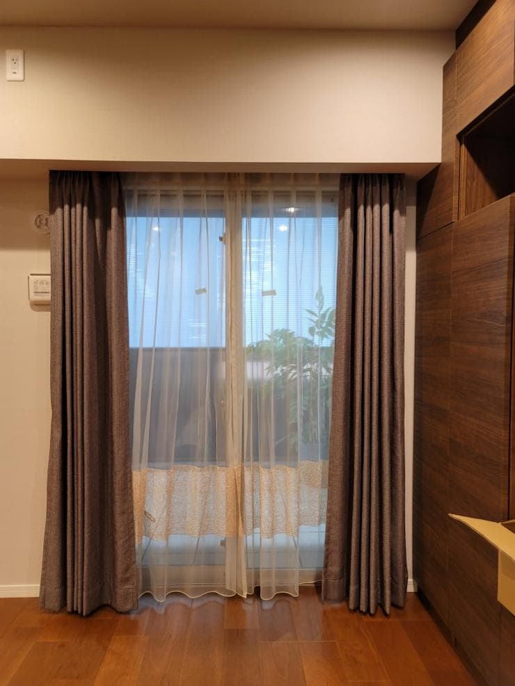 川島織物セルコン　カーテンセット 展示品【C-2510KA9】