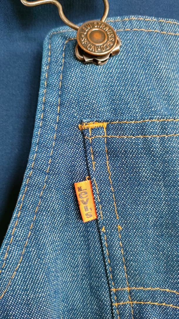 SKI LEVI'S デニム オーバーオール/パウダースキーにも/春スキーにも