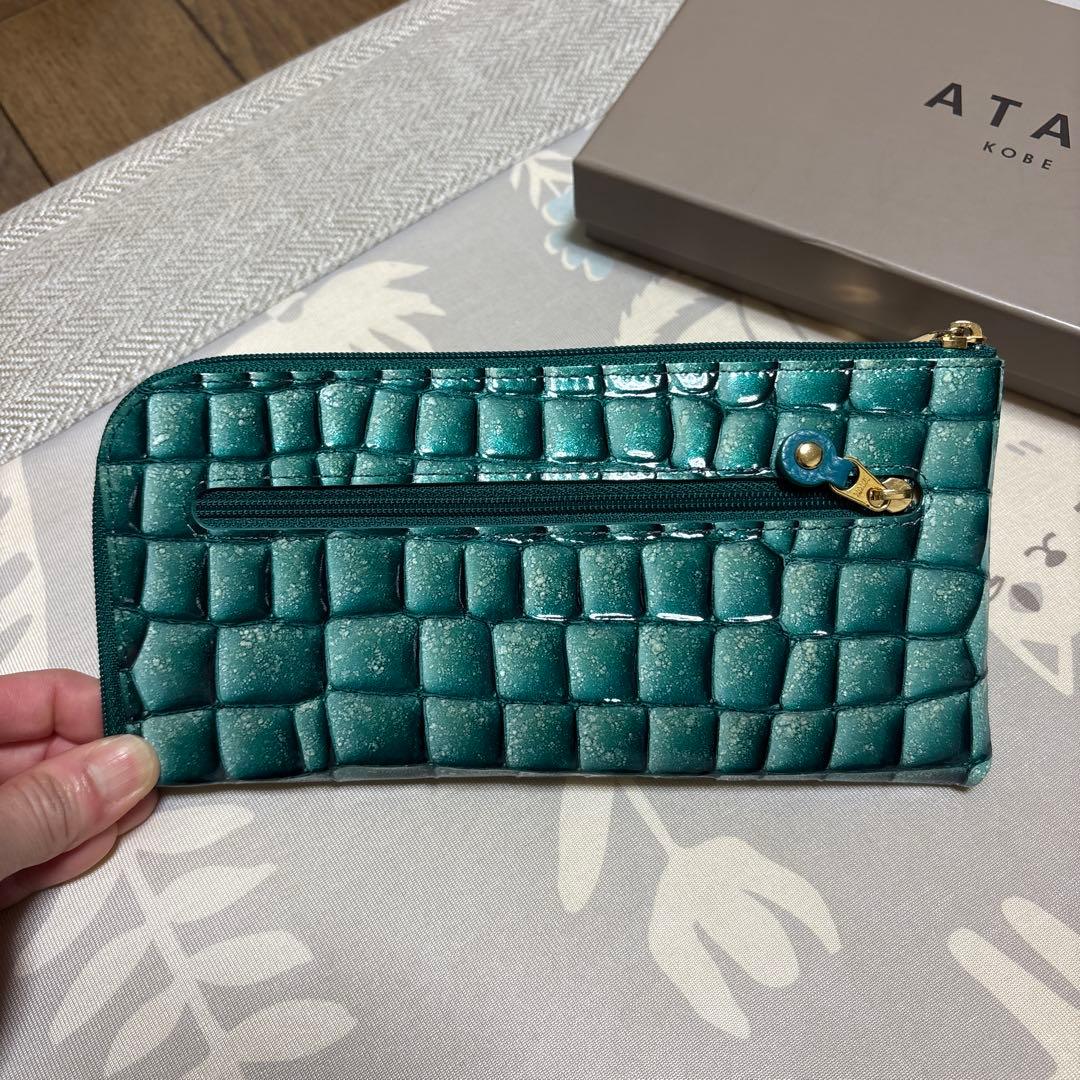 ATAO KOBE ターコイズ 長財布