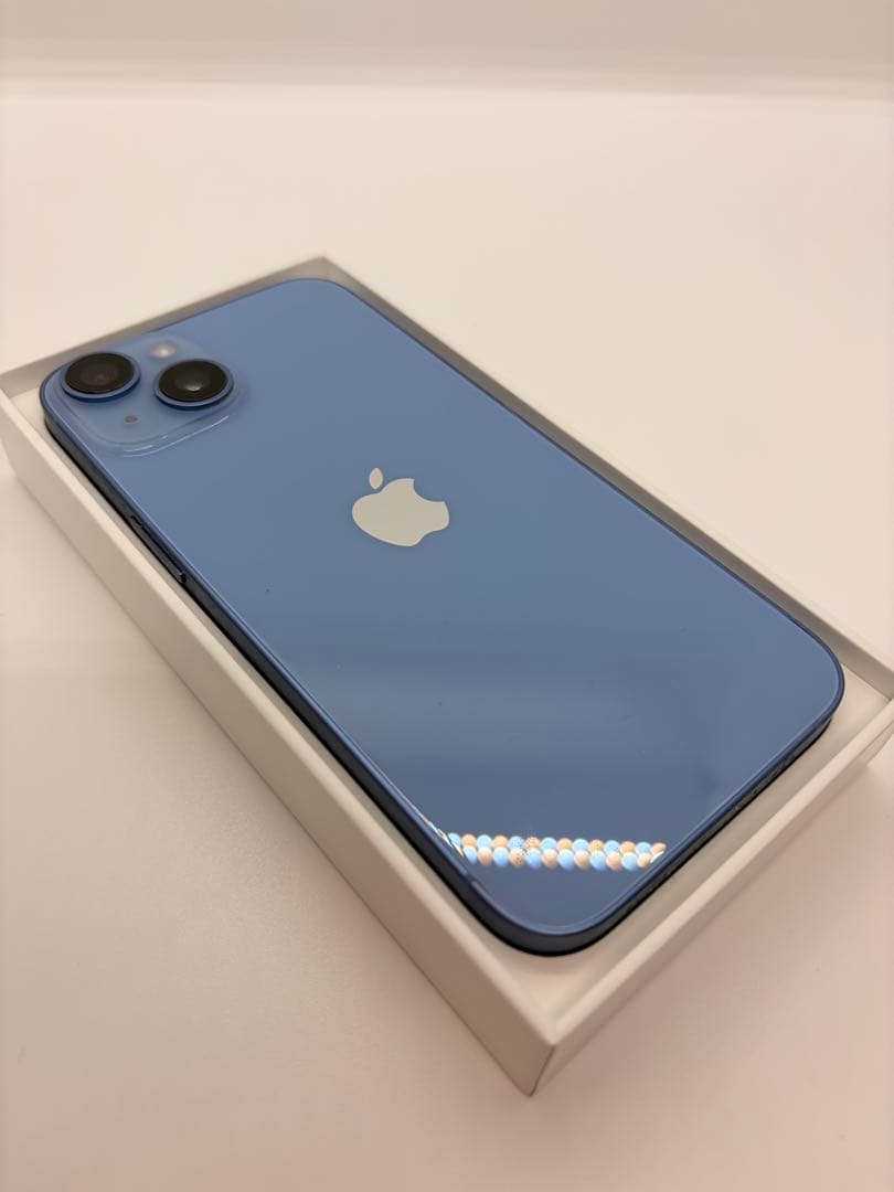 iPhone14 256GB Blue 箱付き　ガラスフィルム付き　simフリー