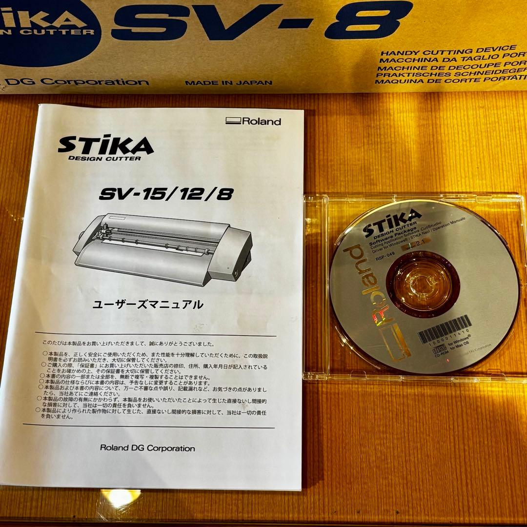 Roland STIKA SV‑8 カッティングシート6本転写シート1本付属