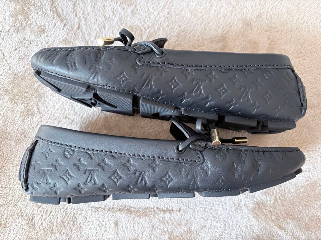 【新品】ルイヴィトン　革靴　モノグラム　ブラック