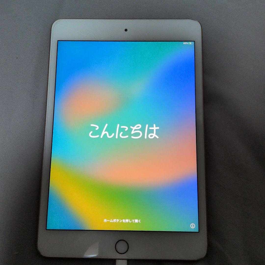 iPad mini 5 ゴールド 本体 64GB 動作確認、初期化済み