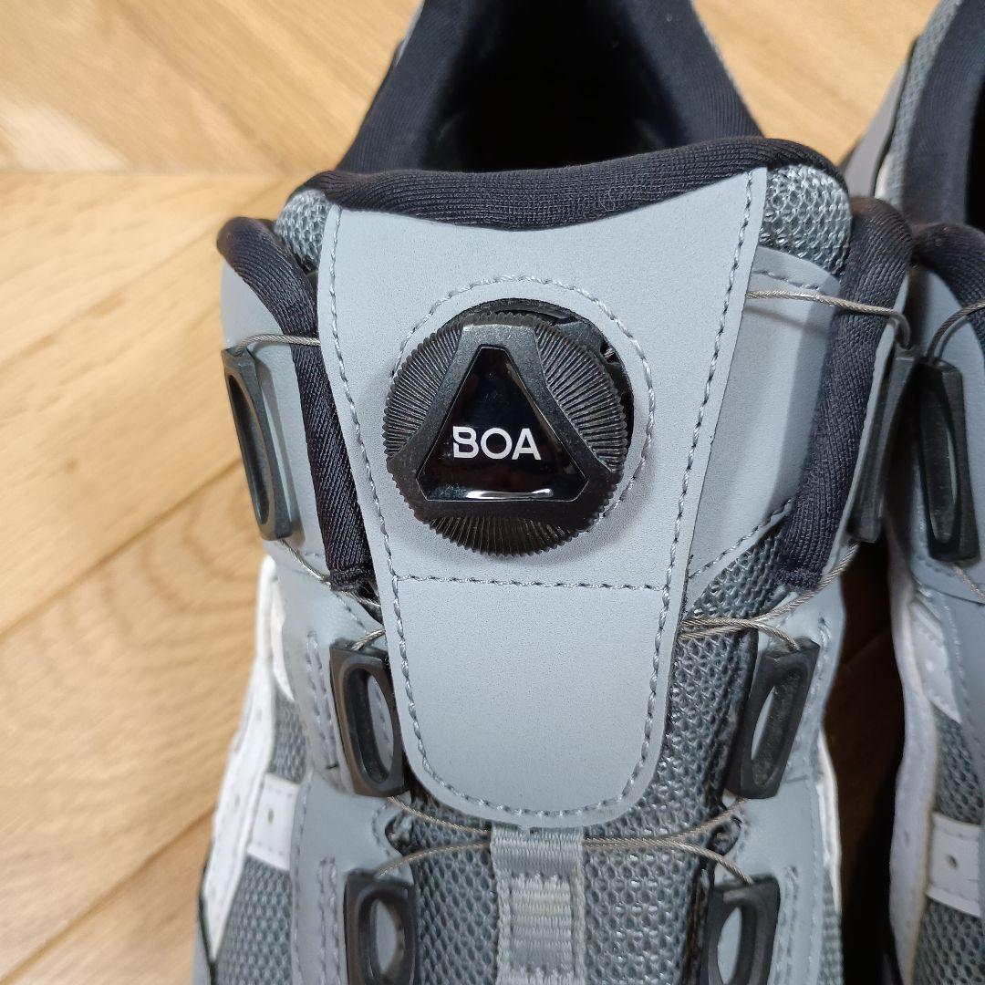 安全靴 アシックス BOA グレー 25センチ