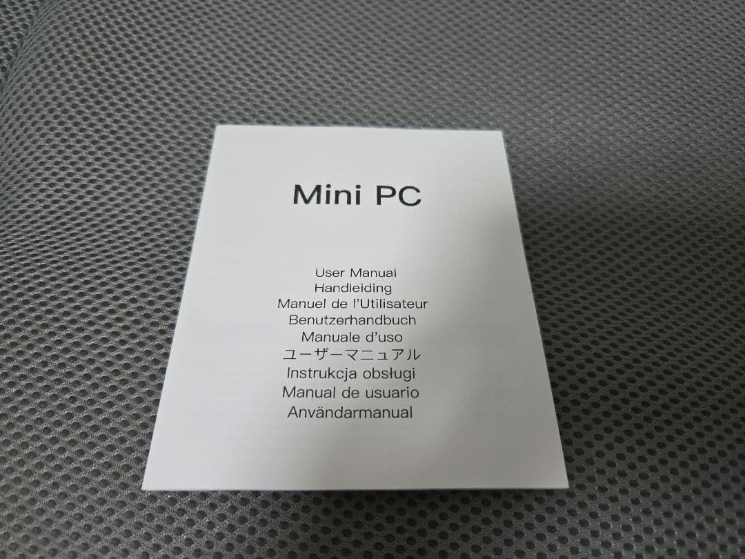 NiPoGi Intel N150 ミニPC メモリ16GB SSD 512GB