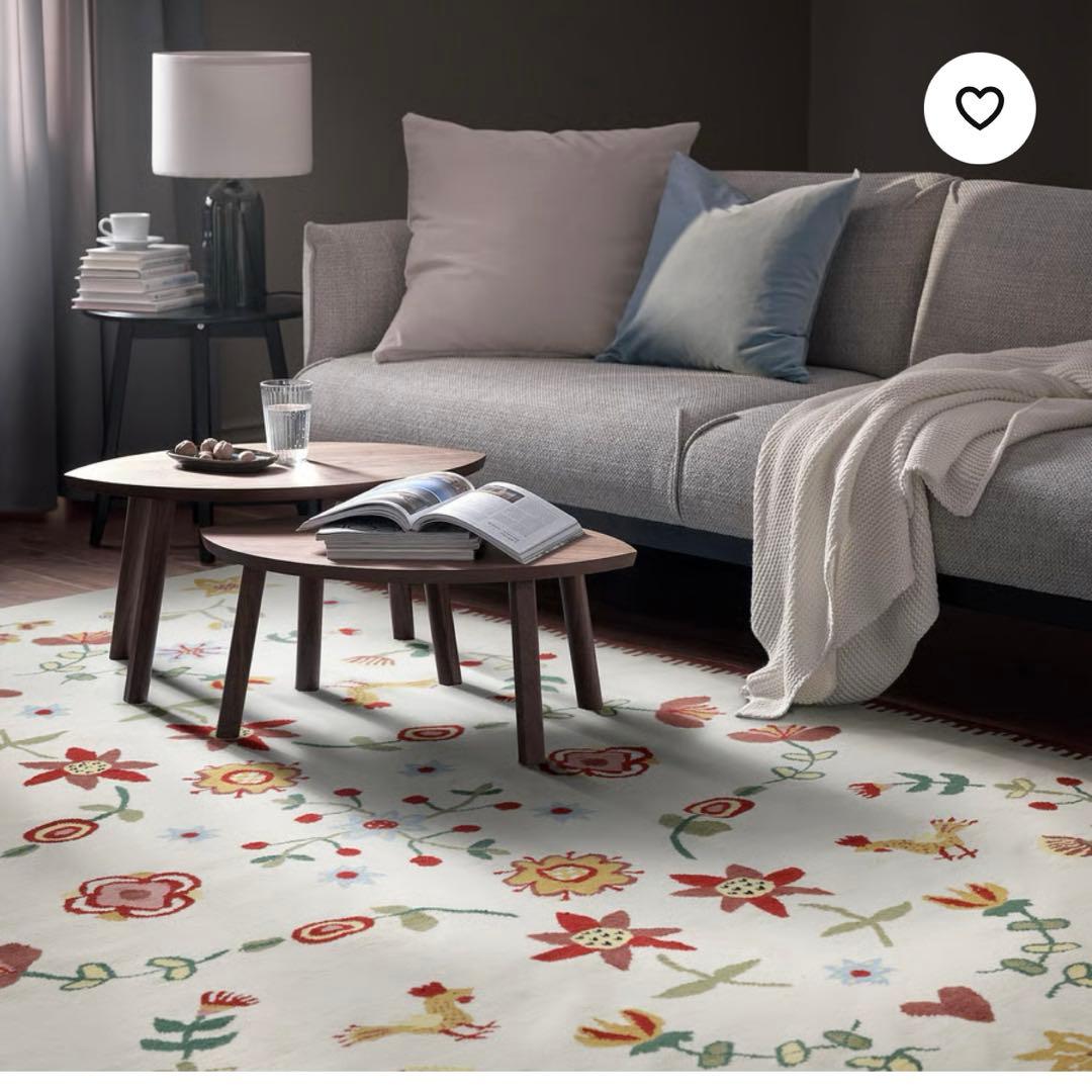 【新品未使用】IKEA ラグNICKGRÄS ニックグレース手織り200✖️300