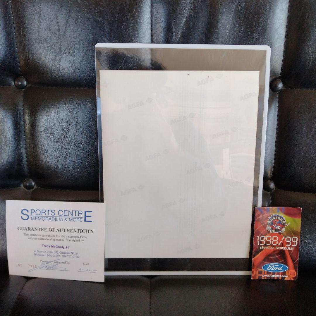 トレイシーマグレディー　直筆サイン　フォト　NBA ラプターズ