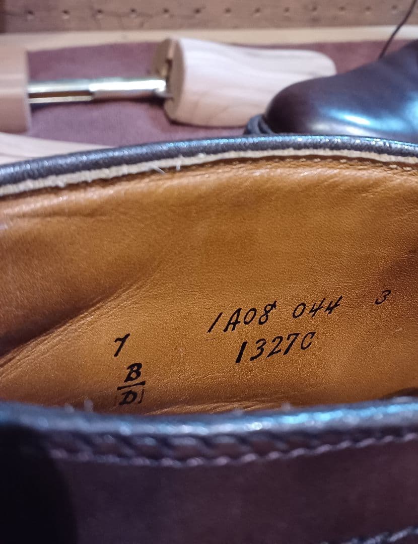 Alden US7D 25cm チャッカ 1327C カーフ バリーラスト
