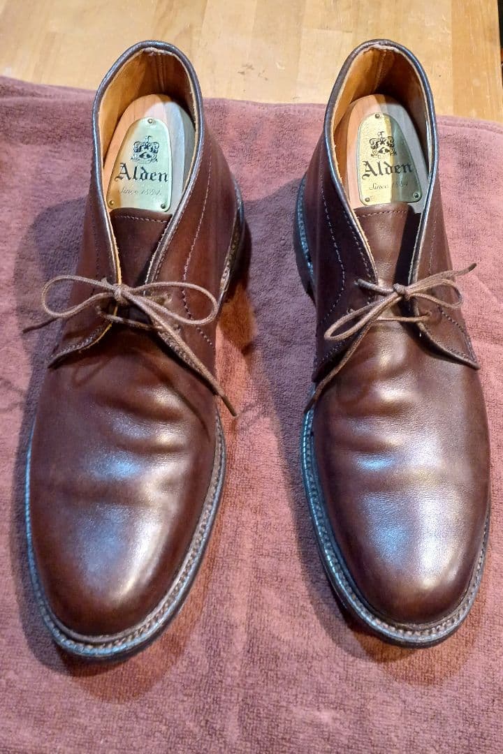 Alden US7D 25cm チャッカ 1327C カーフ バリーラスト