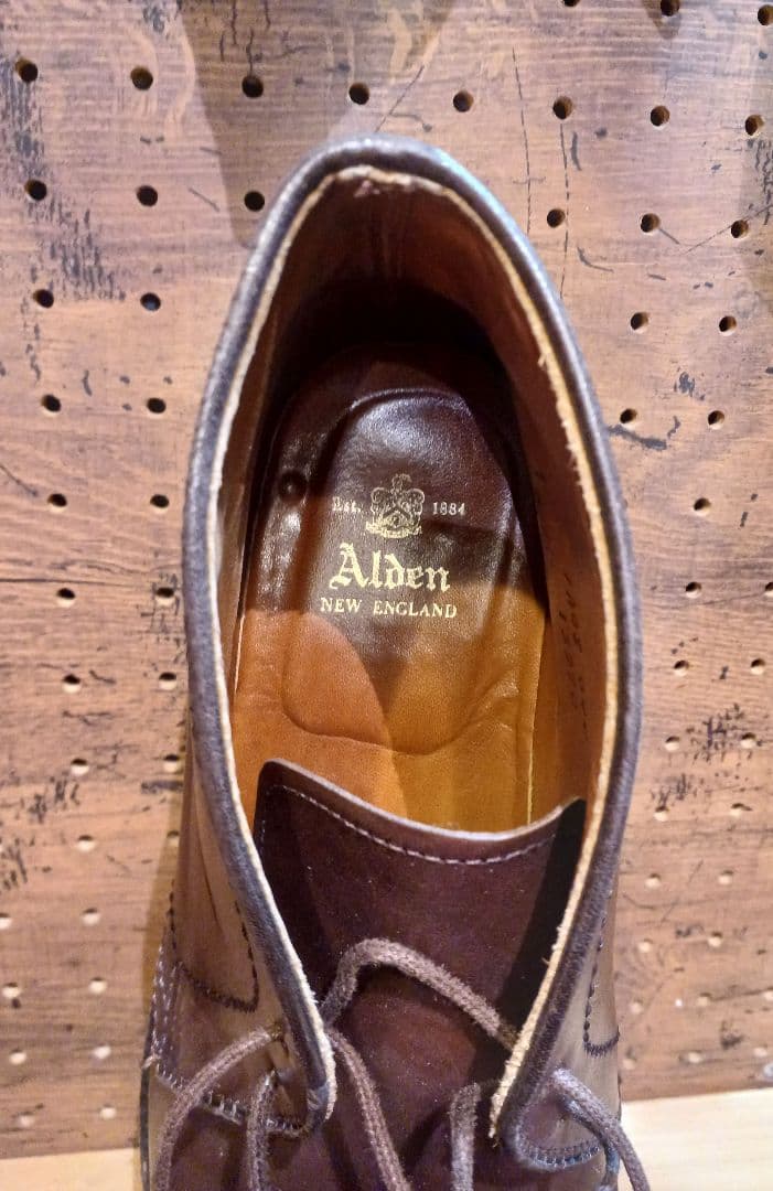 Alden US7D 25cm チャッカ 1327C カーフ バリーラスト