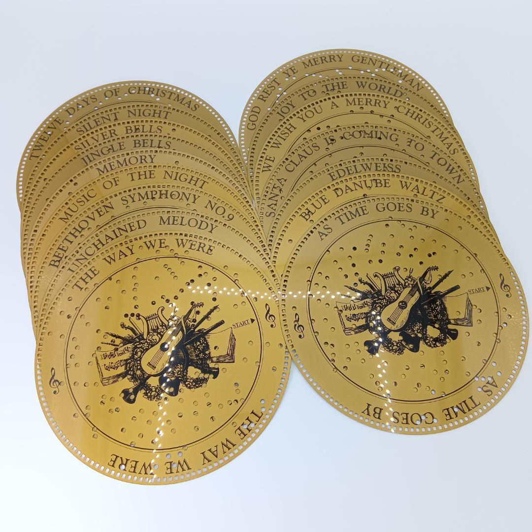 【訳あり】ミスタークリスマス オルゴール 16枚ディスク ACアダプター無し